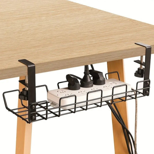 Clamp-On Desk Cable Rack